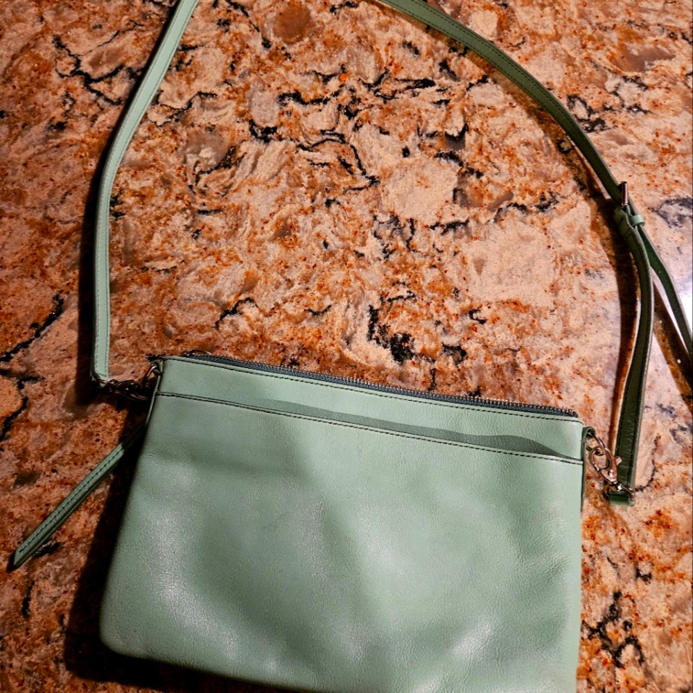 Fossil. Light aqua crossbody